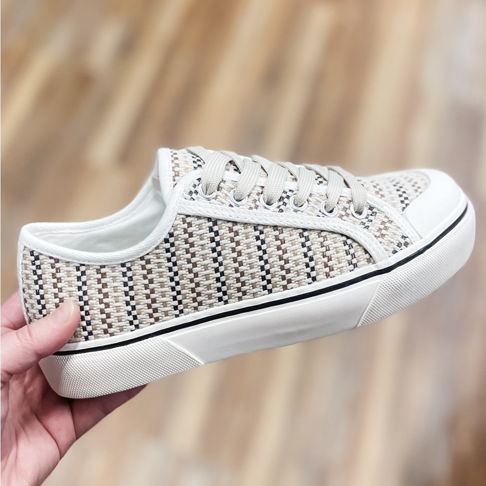 Corkys Footwear Waiting List Casual Sneaker Tan Combo